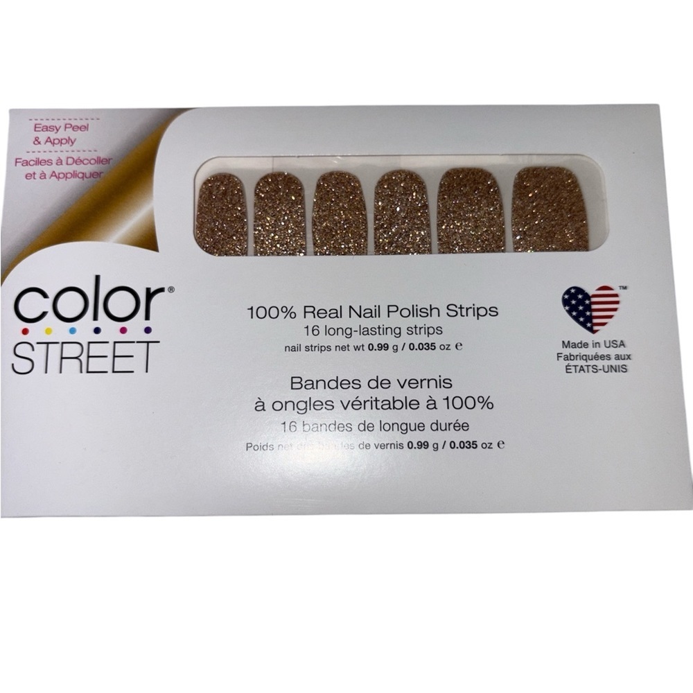 Color Street nail strips 100% real polish strips Chelsea Ya Later style New pack